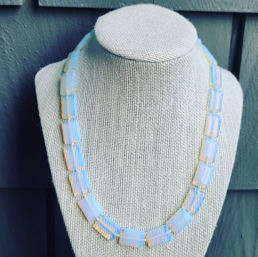 Opalite/ Sea Opal necklace 😍